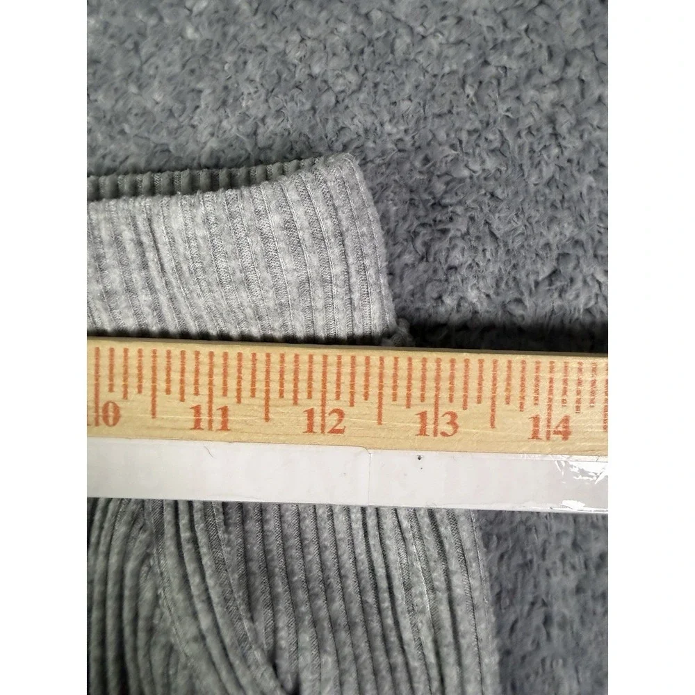 Alo Yoga Muse Sweatpants Womens XXS 2XS Gray Ribbed Joggers Drawstring Active